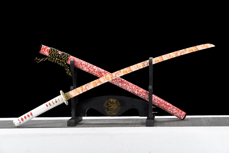 Katana en fleur d'ambre