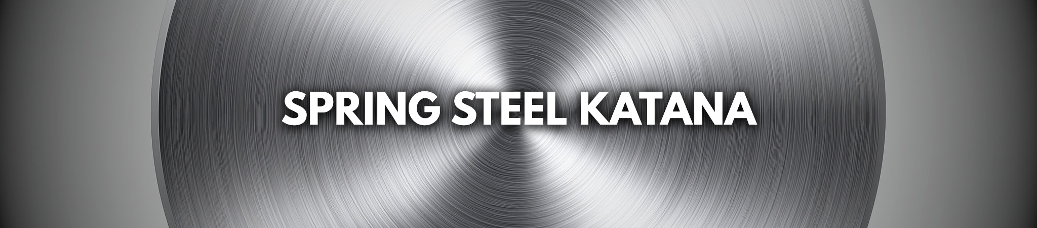 Katana en acier à ressort